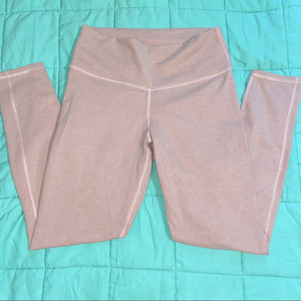High-Waisted Heathered 7/8 Fabletics Leggings - M